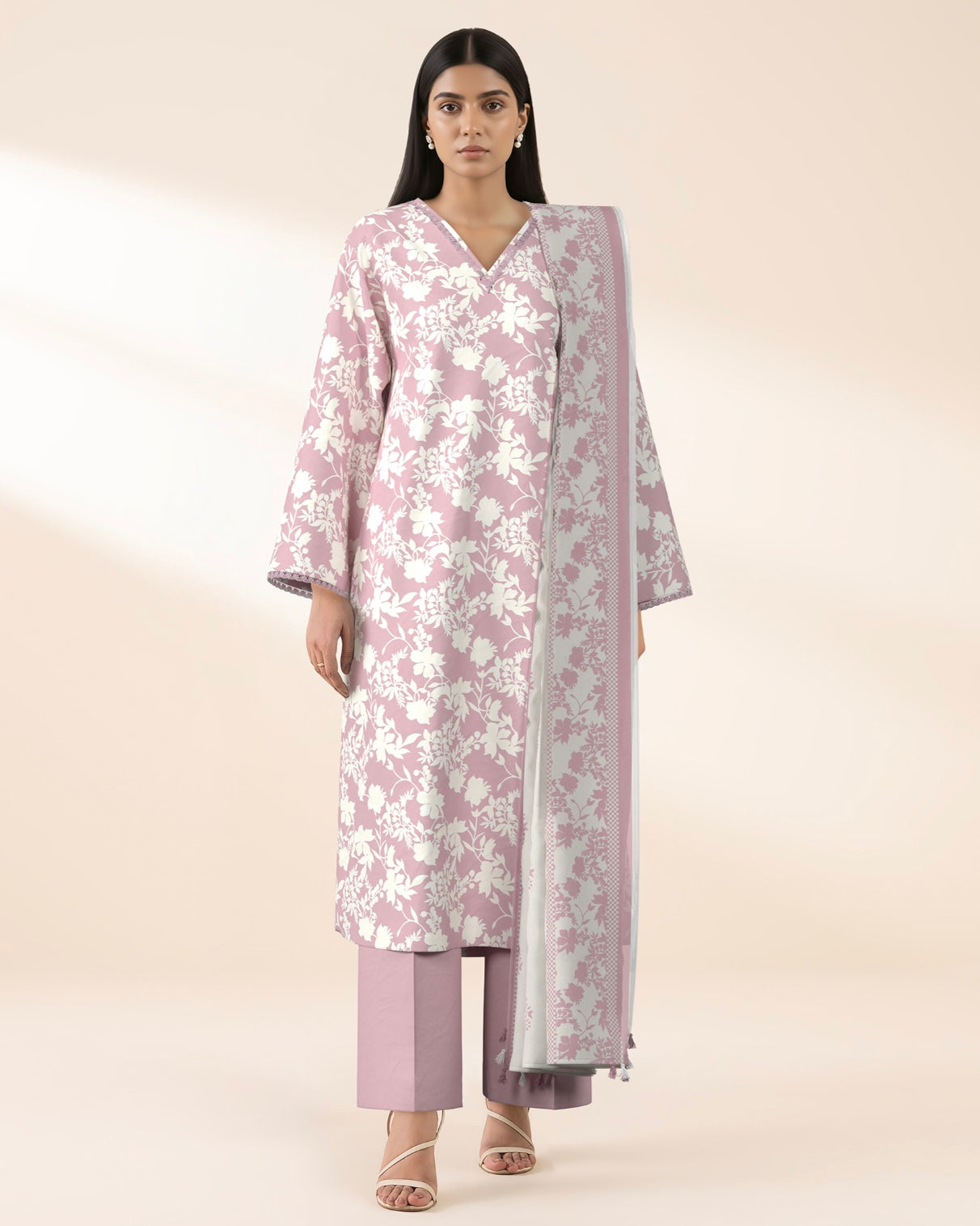 Sapphire | Printed Lawn 3pc | Design 10-96