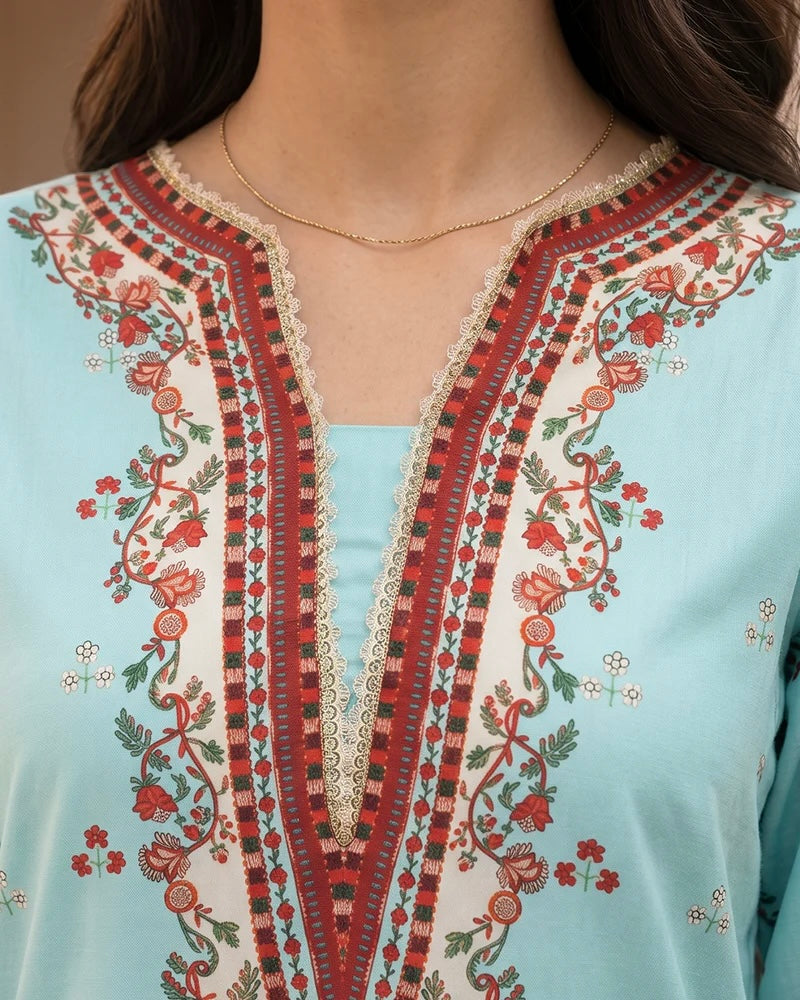 Zellbury | Printed Lawn 3pc | Design 1022