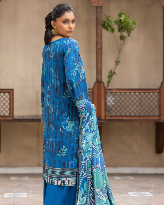 Fantak Sahil | Embroidered Printed Staple | Design 10