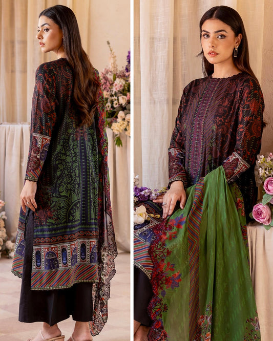 Rang Pasand by GullJee | Design 12 | Embroidered Lawn 3pc