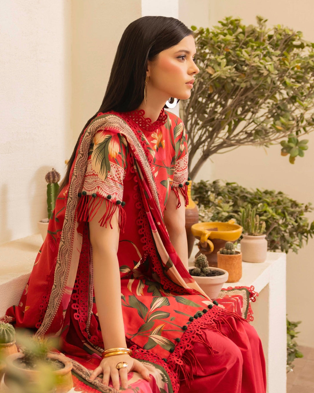 Naqsh | Fusion | 3pc Printed Lawn | Design 142