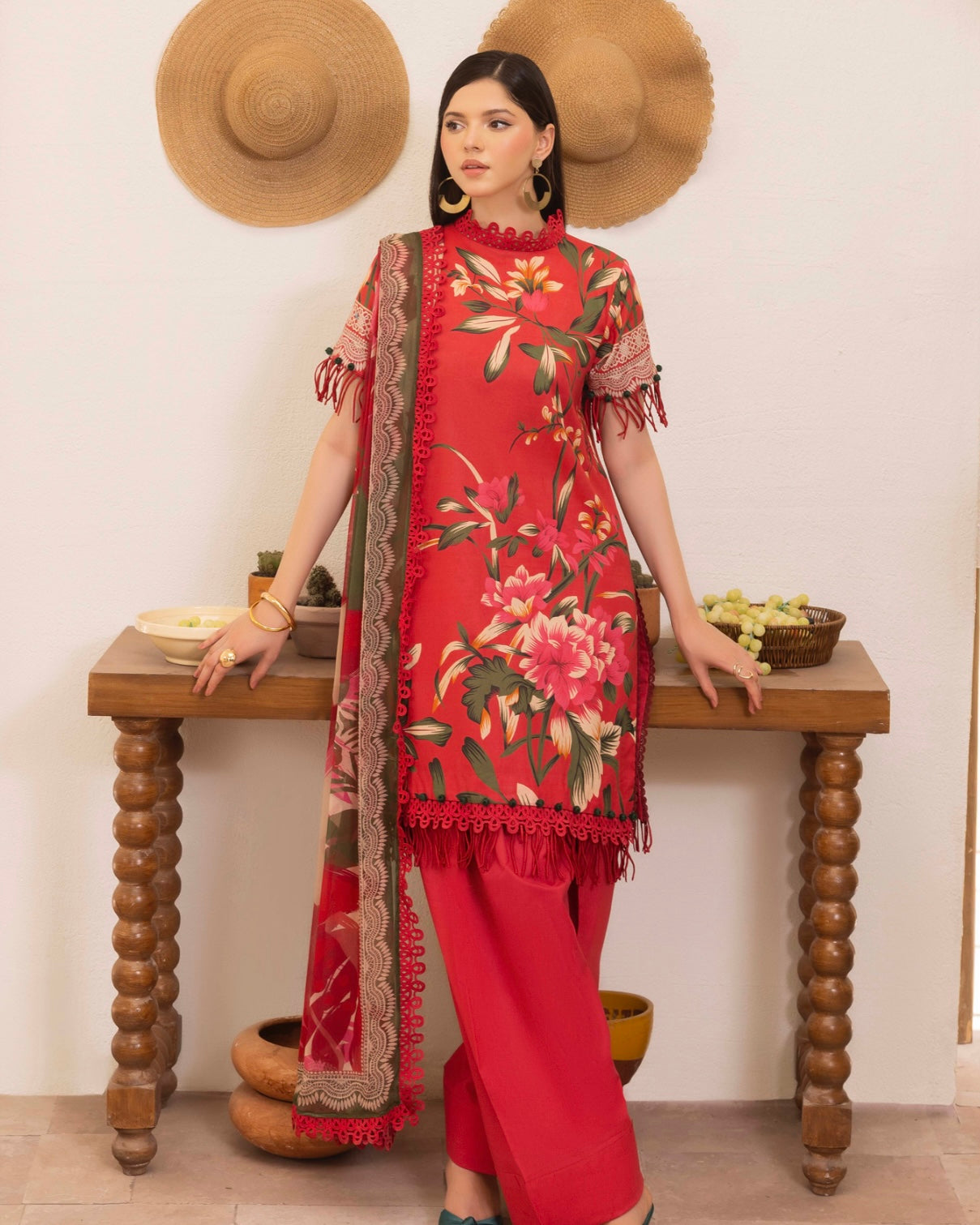 Naqsh | Fusion | 3pc Printed Lawn | Design 142
