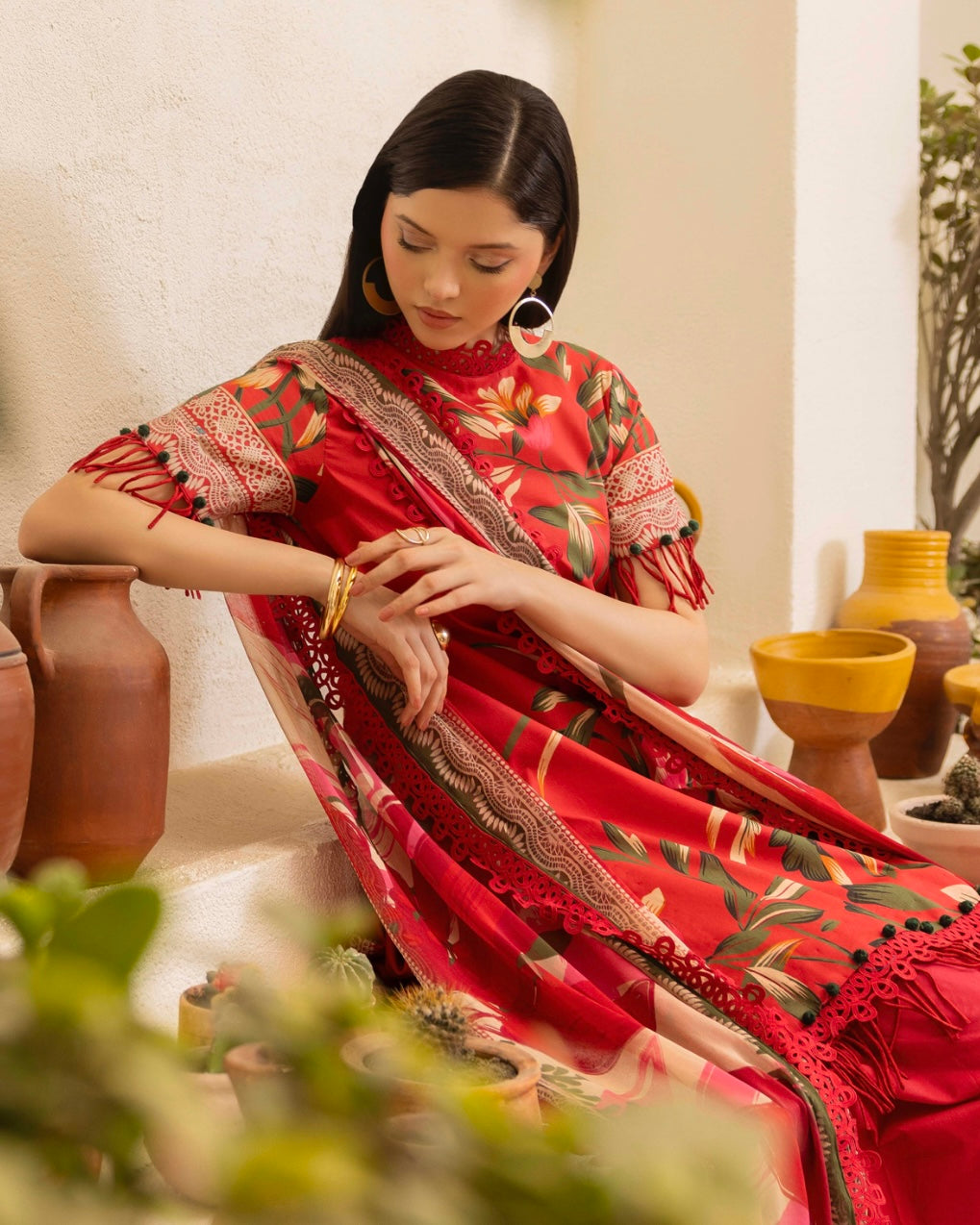 Naqsh | Fusion | 3pc Printed Lawn | Design 142
