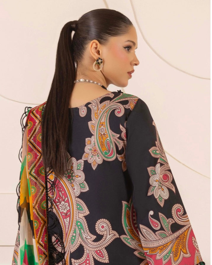Naqsh | Fusion | 3pc Printed Lawn | Design 147