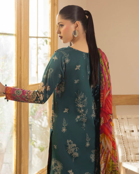Naqsh | Fusion | 3pc Printed Lawn | Design 150