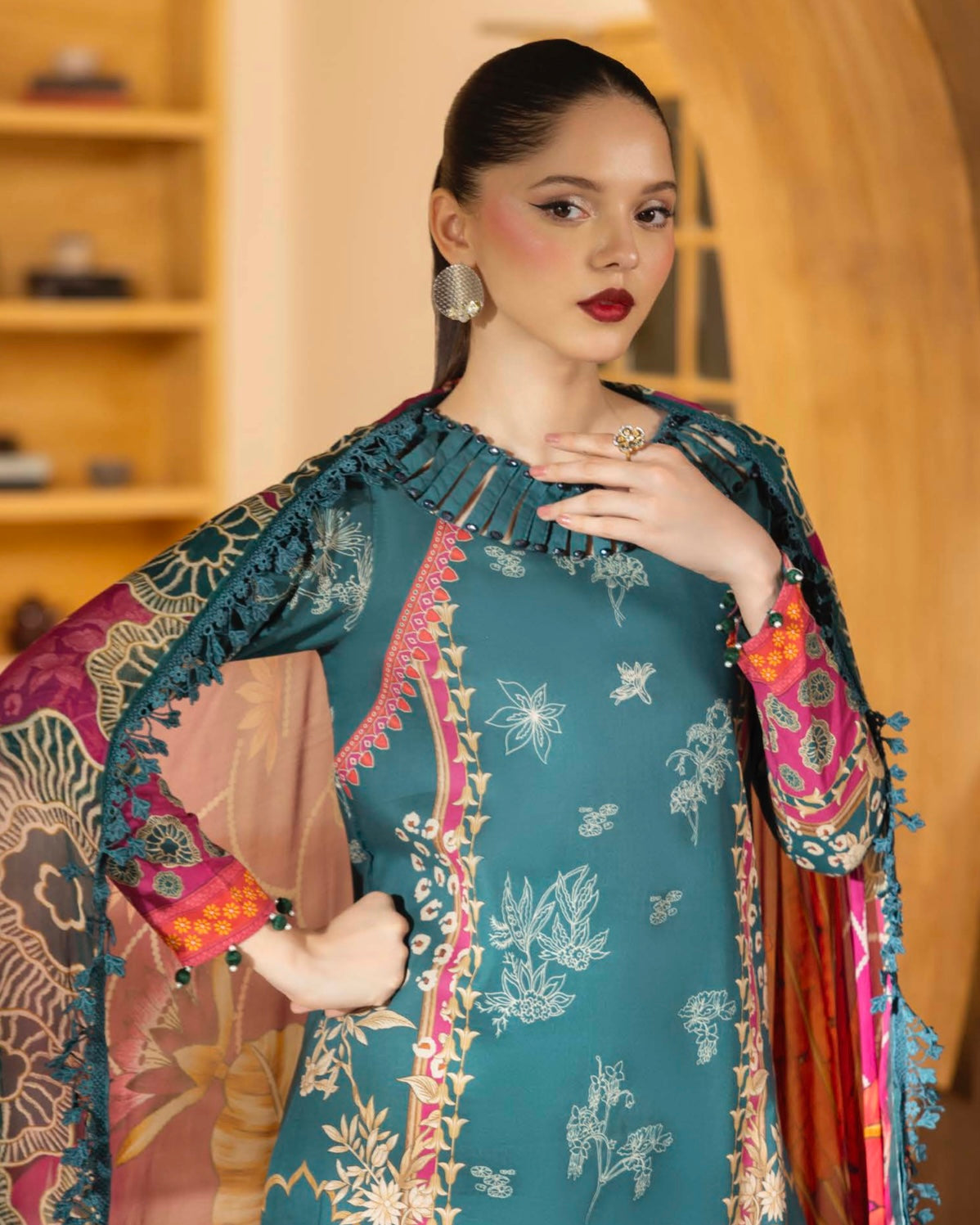 Naqsh | Fusion | 3pc Printed Lawn | Design 150