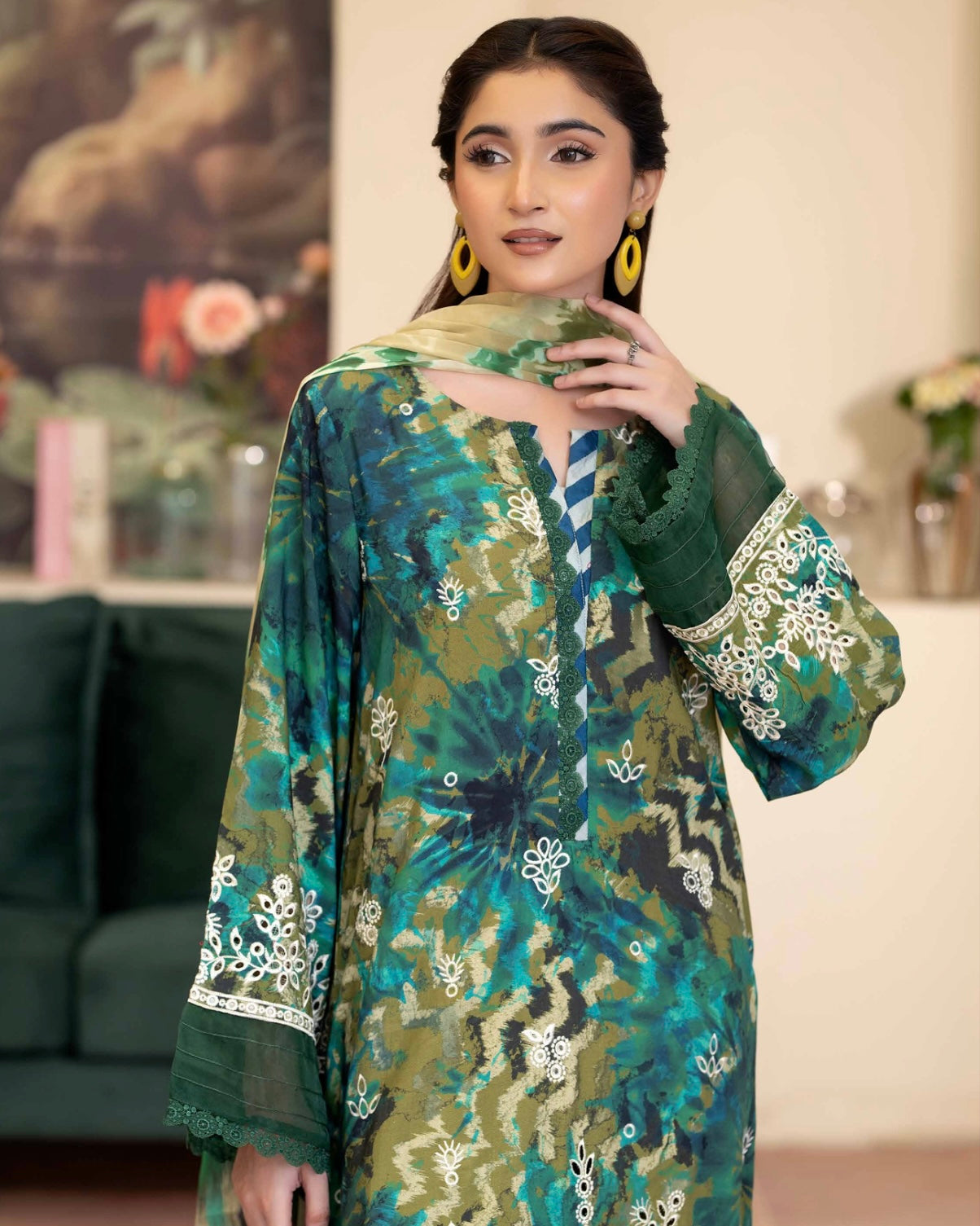 Johra Azir | Embroidered Printed Staple | Design 187