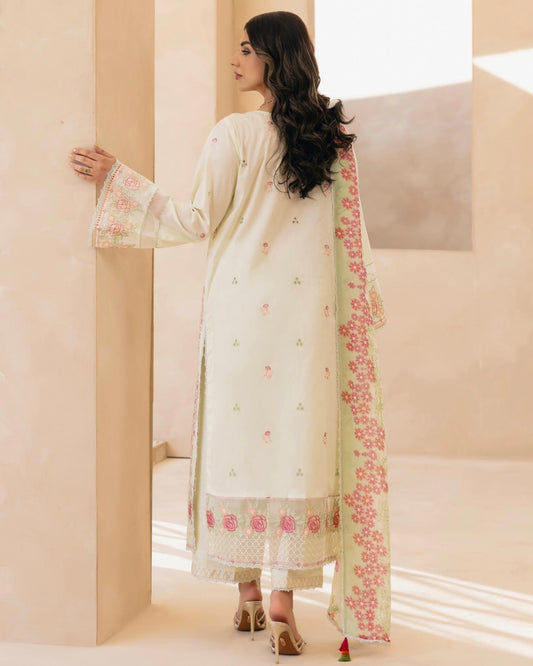 GullJee Sitara Noor | Embroidered Lawn | Design 1