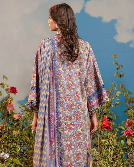 Bonanza Satrangi | Printed Lawn 3pc | Design 1