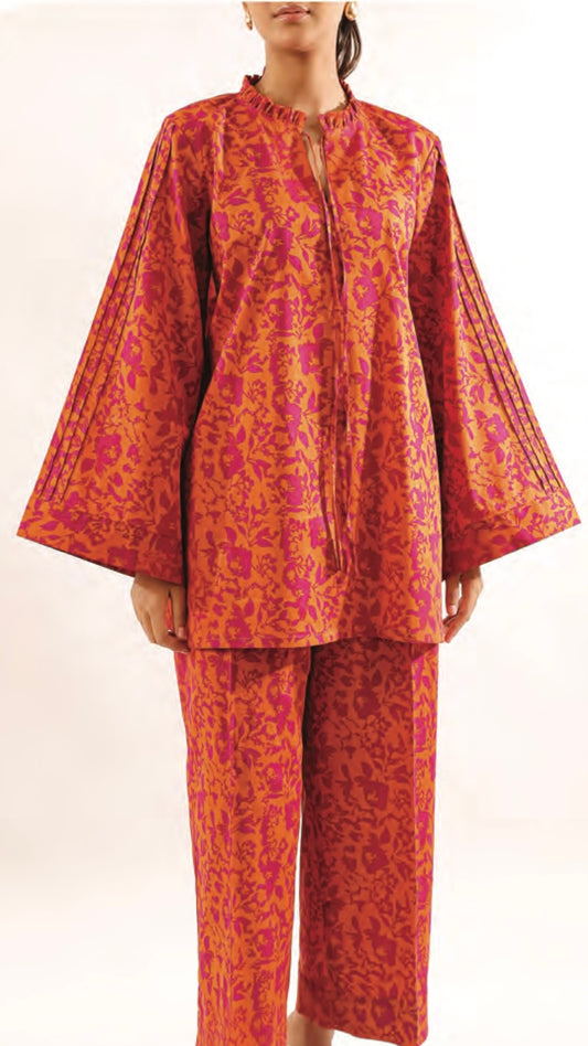 Saya 2pc Printed Lawn | Design 1