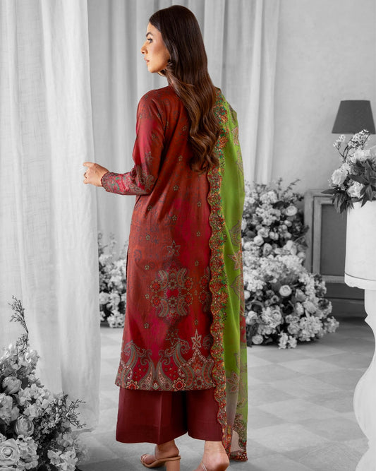 Rang Pasand by GullJee | Design 1 | Embroidered Lawn 3pc