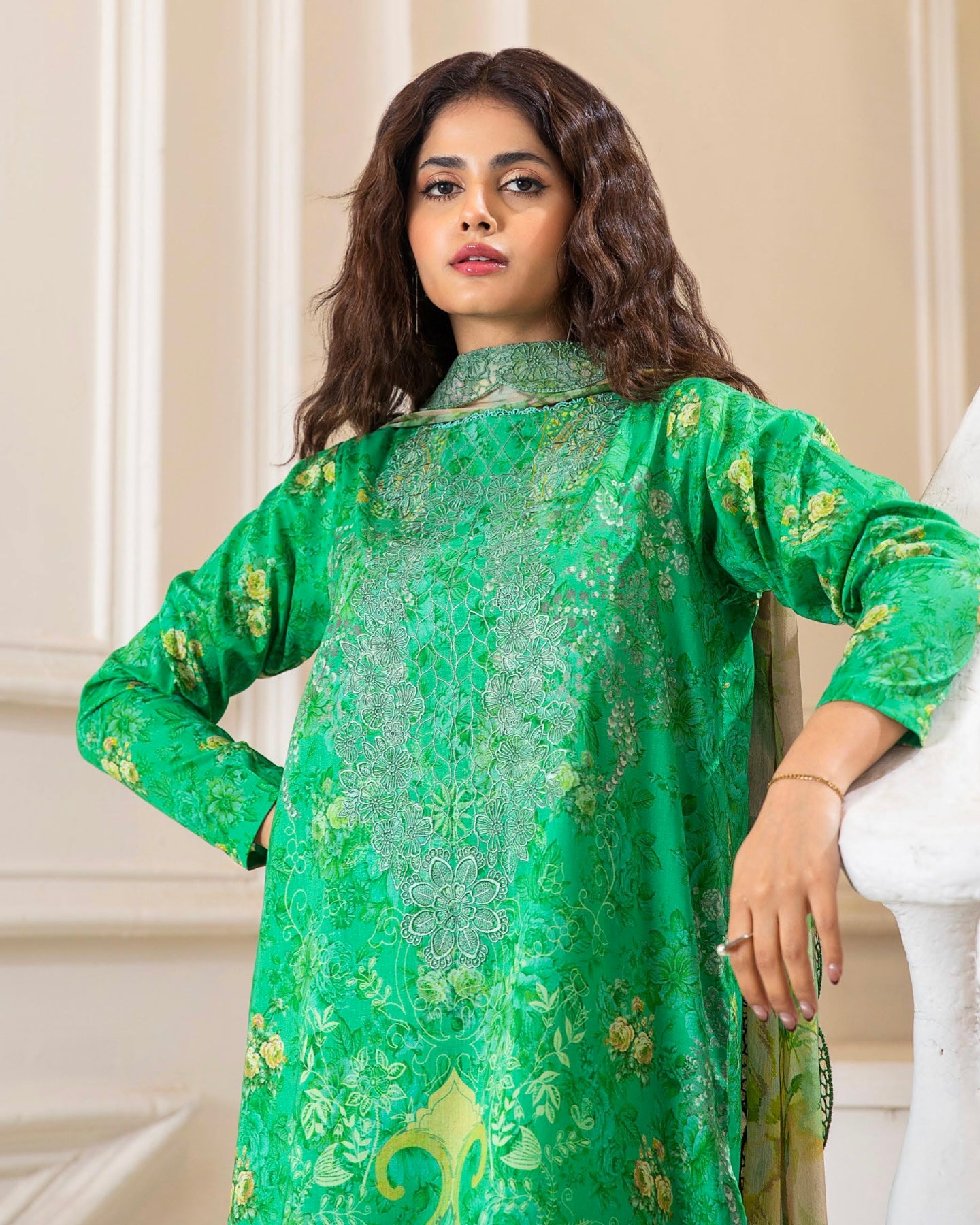 GullJee Morja | Embroidered Lawn | Design 1