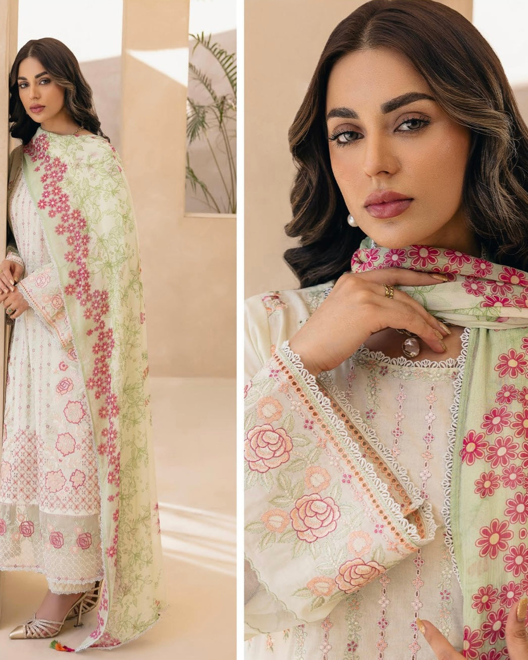 GullJee Sitara Noor | Embroidered Lawn | Design 1