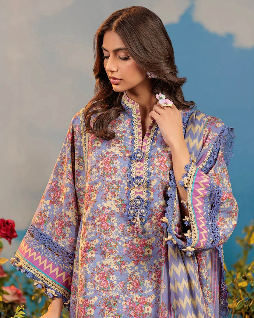 Bonanza Satrangi | Printed Lawn 3pc | Design 1