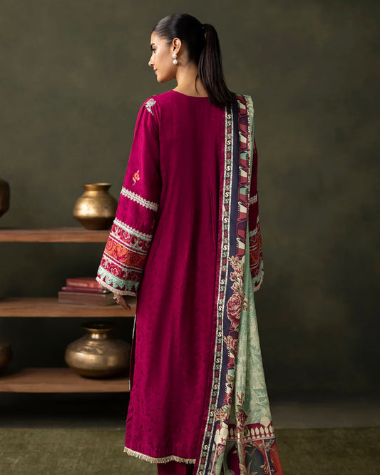 Zellbury | Embroidered Viscose 3Pc | Design 235