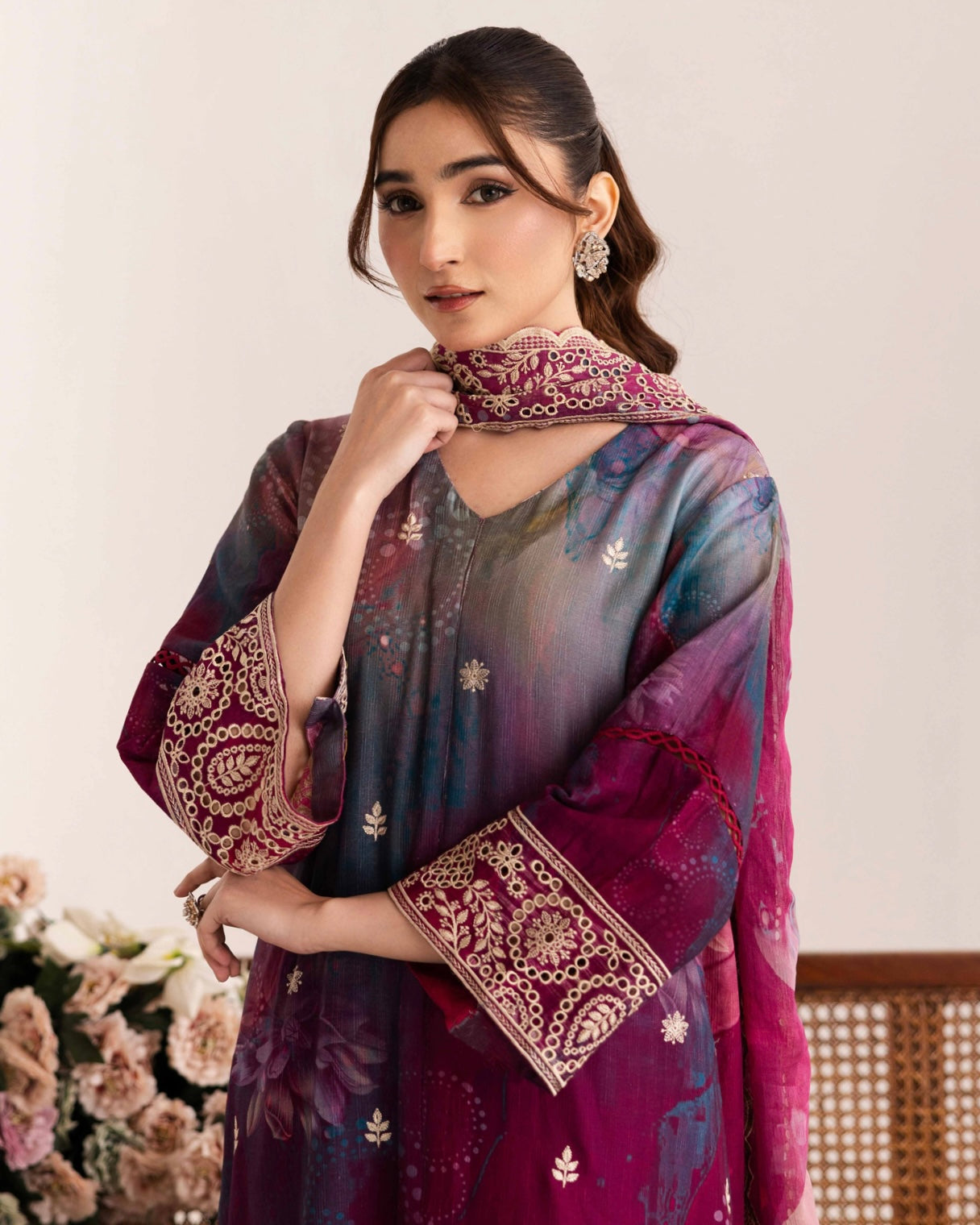 Johra Sameel | Embroidered Doria Lawn | Design 251
