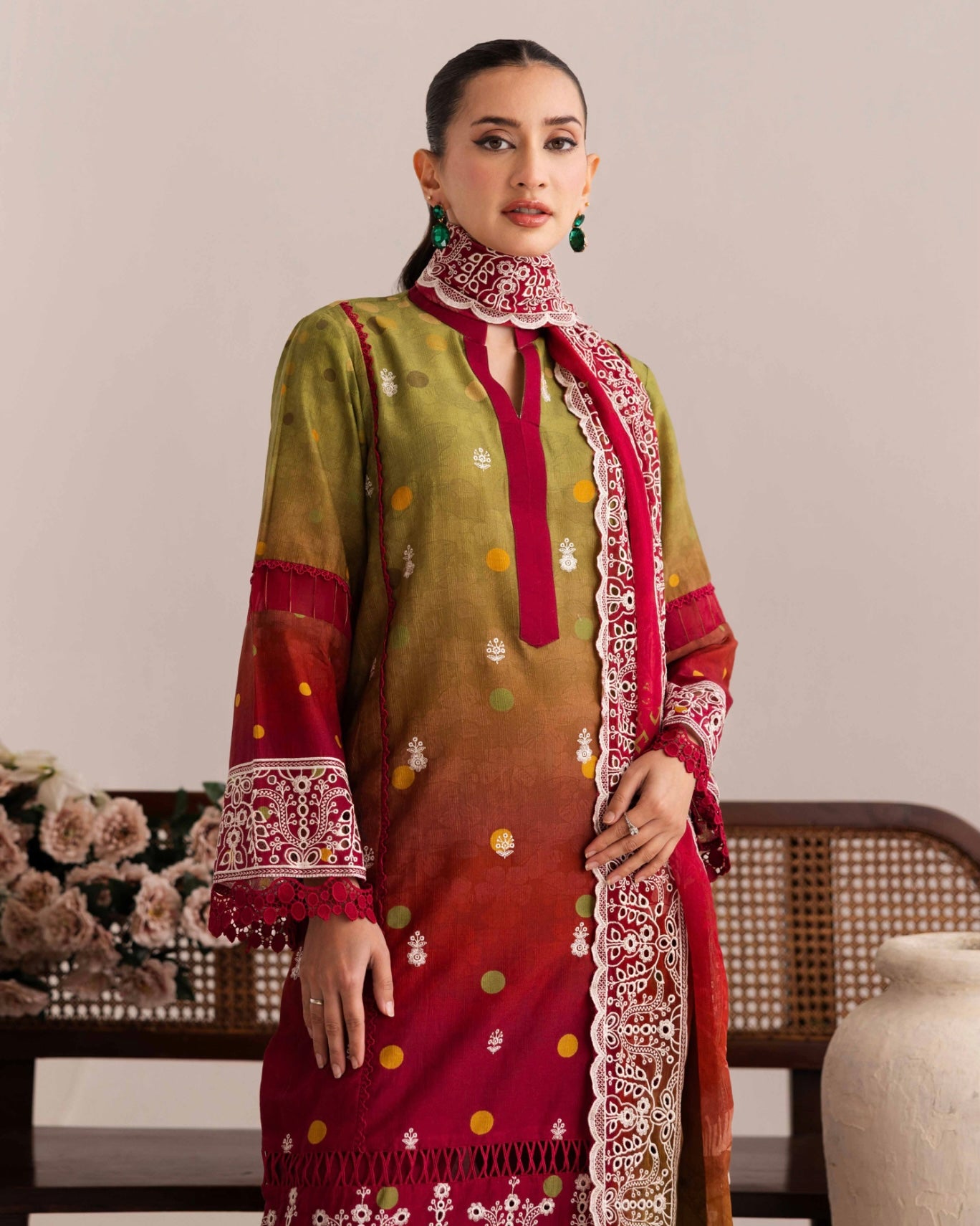 Johra Sameel | Embroidered Doria Lawn | Design 256