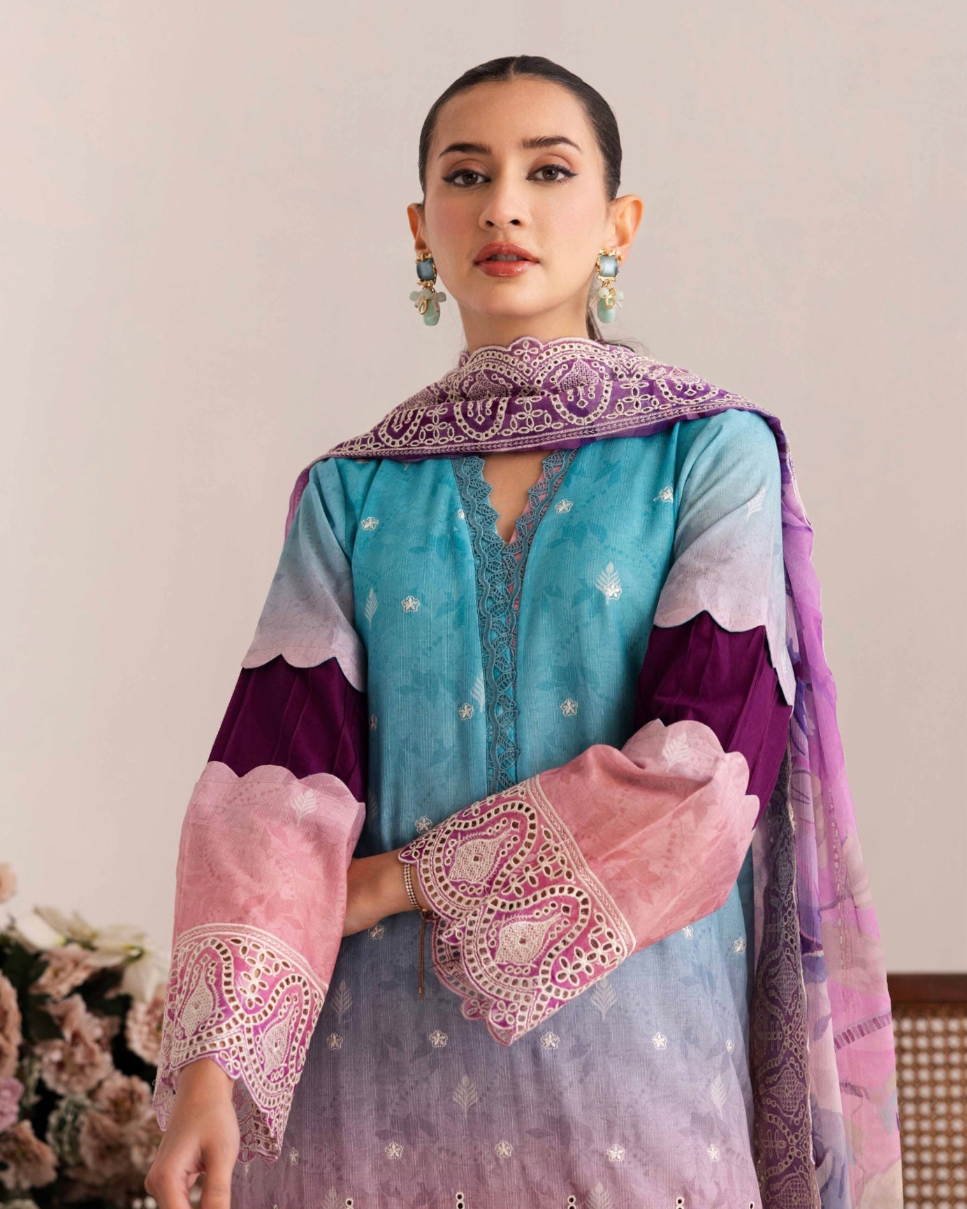 Johra Sameel | Embroidered Doria Lawn | Design 257