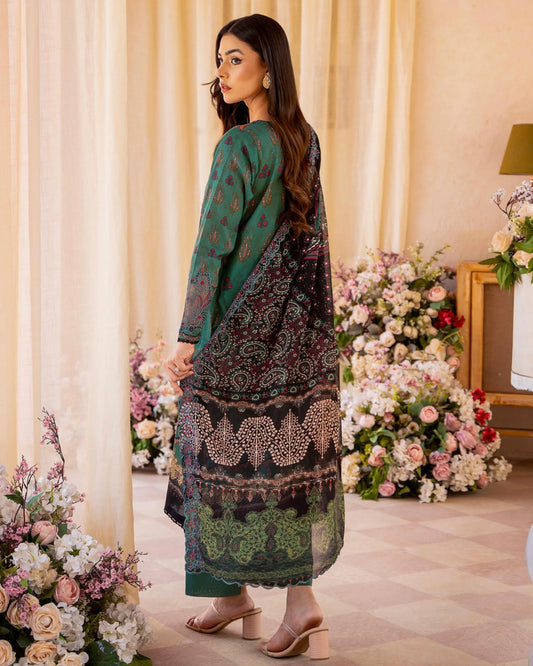 Rang Pasand by GullJee | Design 2 | Embroidered Lawn 3pc