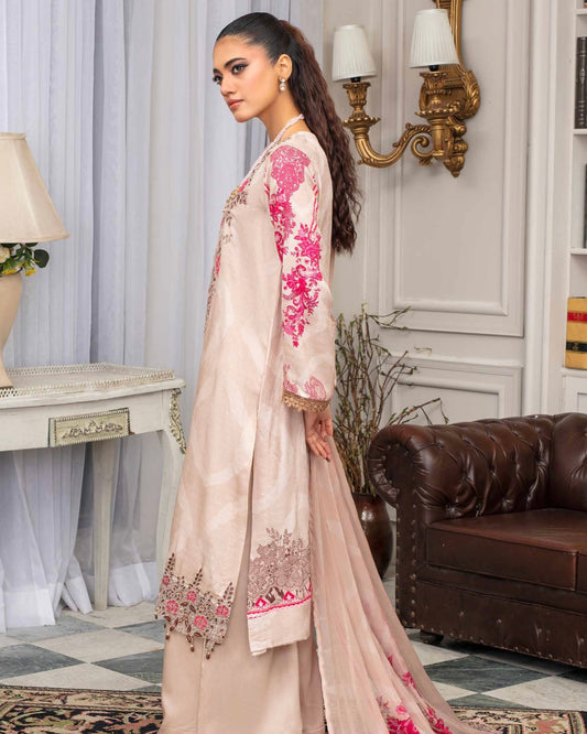 Gullerukh Pleasing | Embroidered Self Jacquard Viscose | Design 2