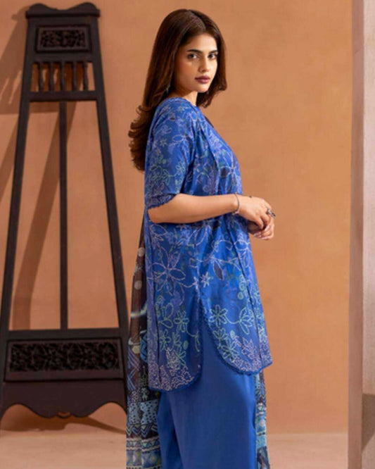 GullJee Rangrez | Printed Lawn Chiffon Dupatta | Design 2