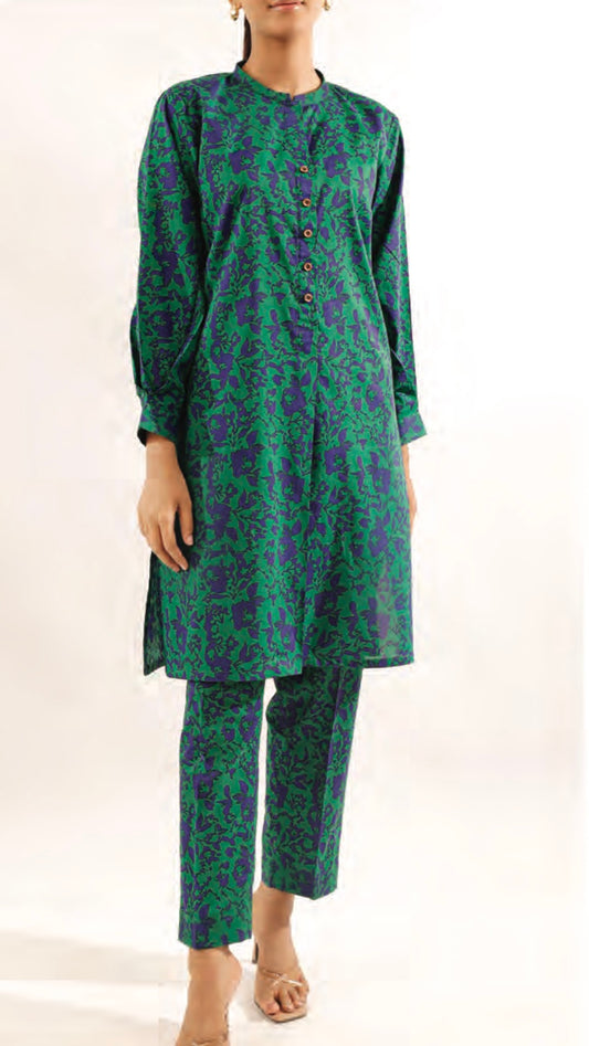 Saya 2pc Printed Lawn | Design 2