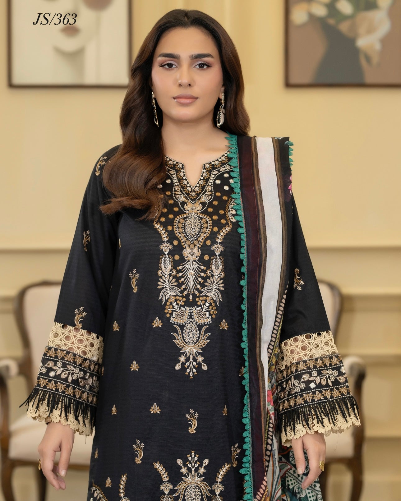 Johra Elvia | Embroidered Lawn | Design 363