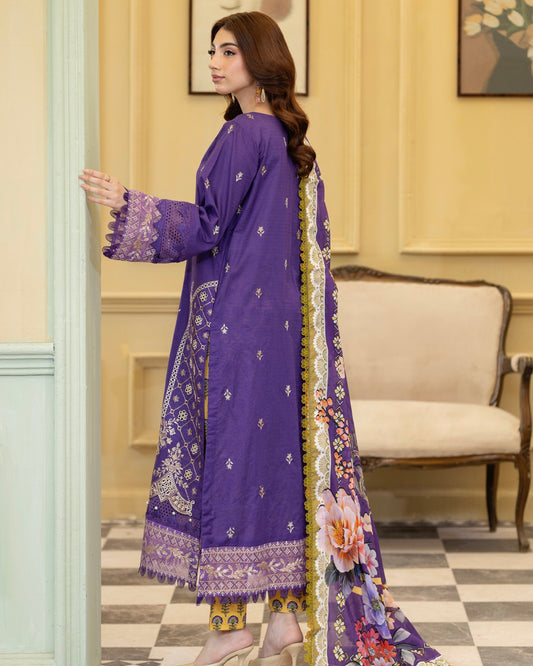 Johra Elvia | Embroidered Lawn | Design 364