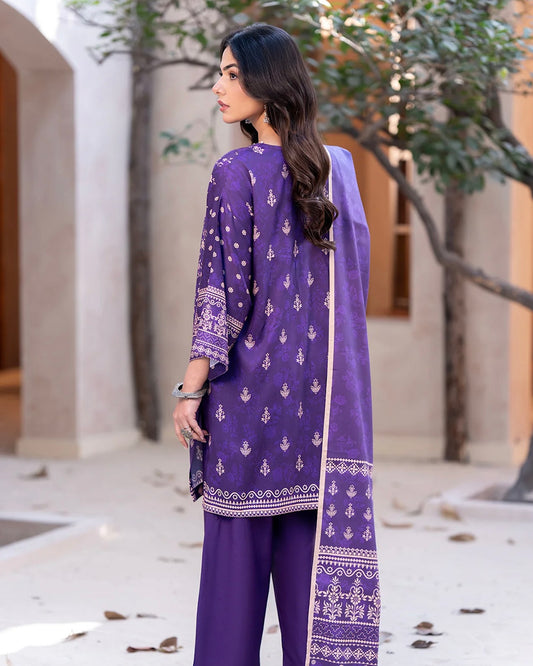 Zellbury | Printed Cotail 3Pc | Design 398