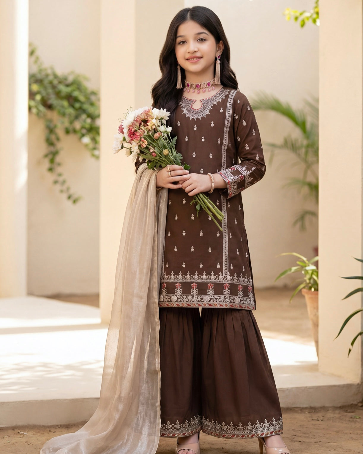Gullerukh Nanni Pari | Embroidered Lawn | Design 3