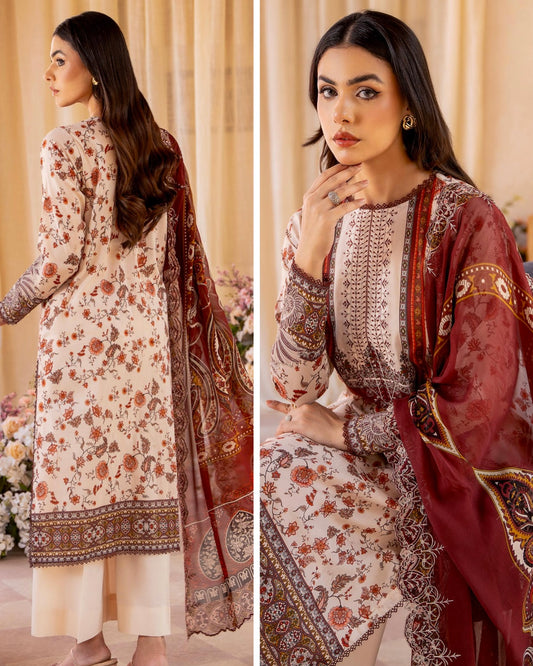 Rang Pasand by GullJee | Design 3 | Embroidered Lawn 3pc