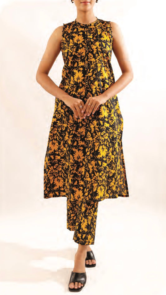 Saya 2pc Printed Lawn | Design 3