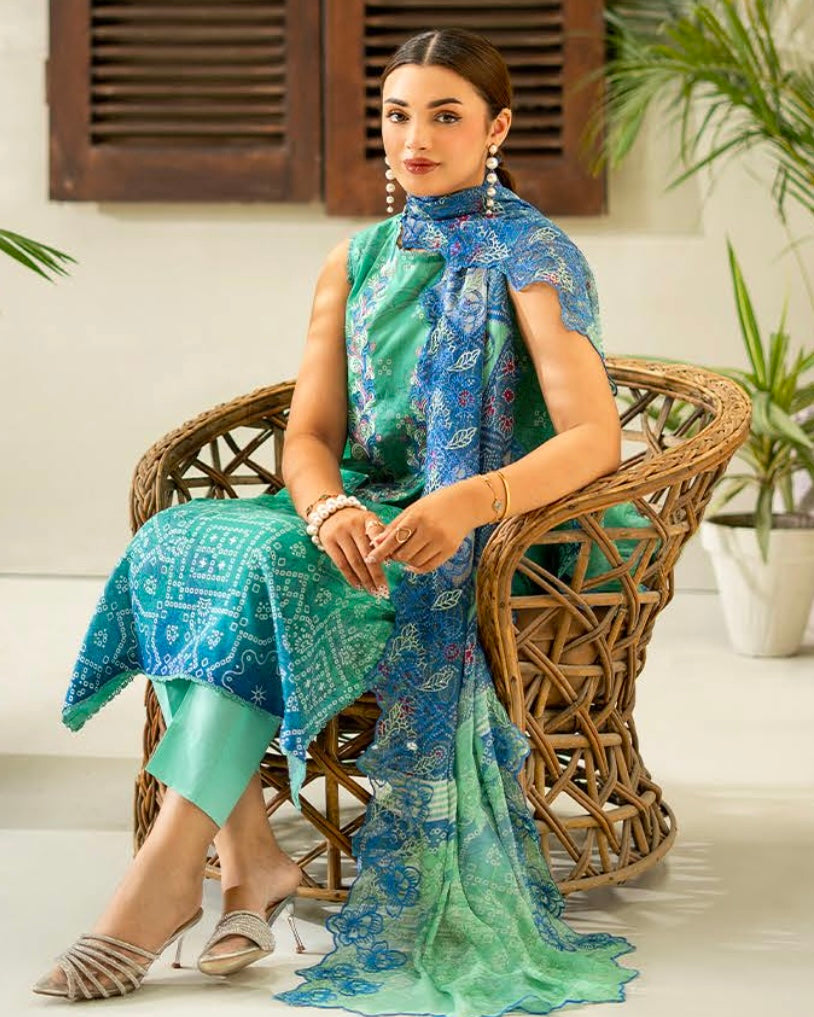 GullJee Rang Pasand | Embroidered Lawn | Design 3