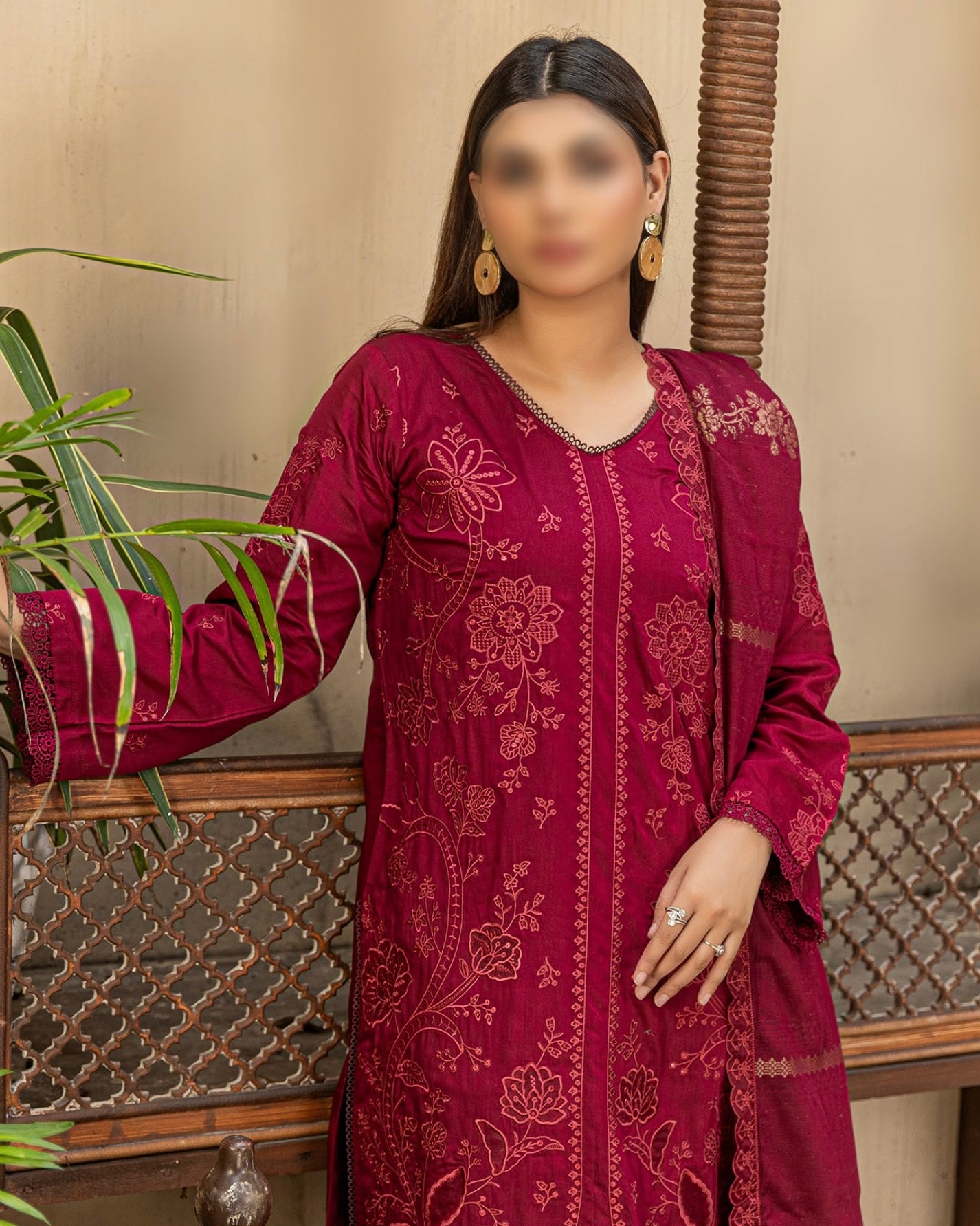 Fantak Chloe Vol 2 | Embroidered Viscose | Design 3