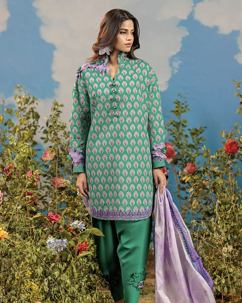 Bonanza Satrangi | Printed Lawn 3pc | Design 3