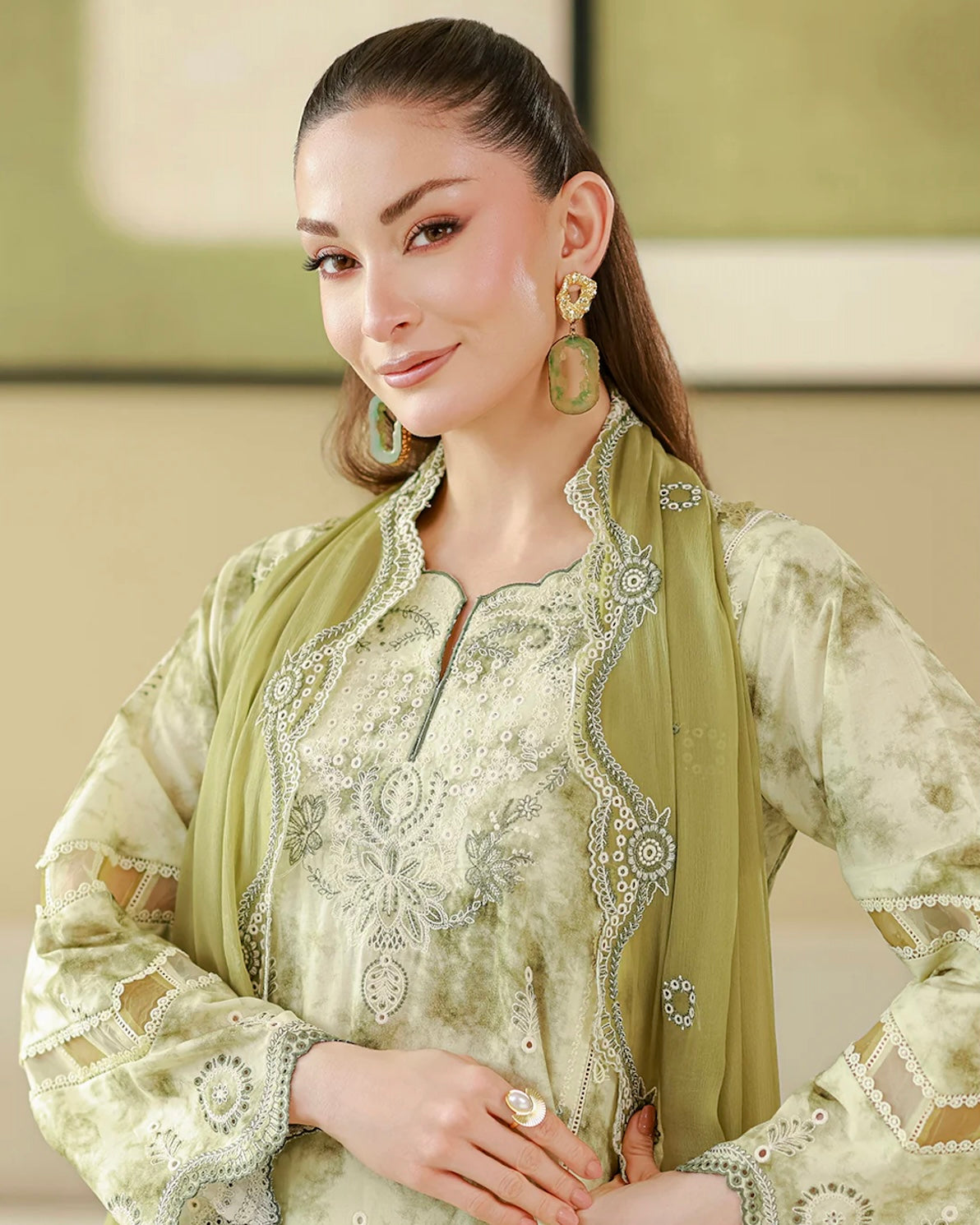 Zellbury Chikankari | Design 4065