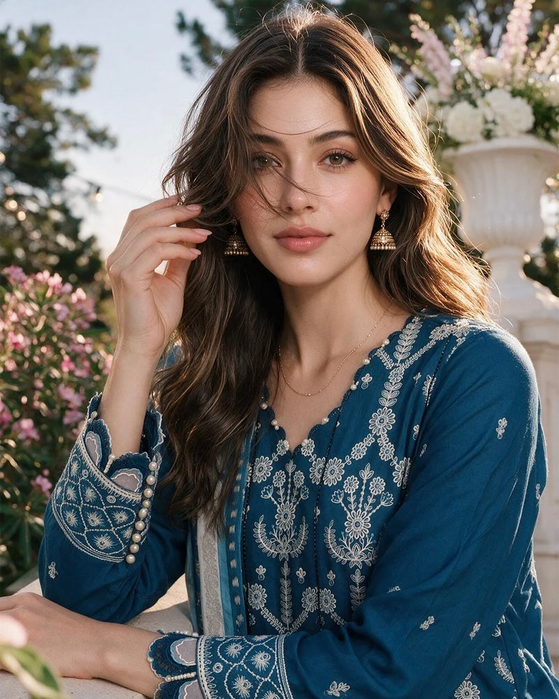 Zellbury Chikankari | Design 4126