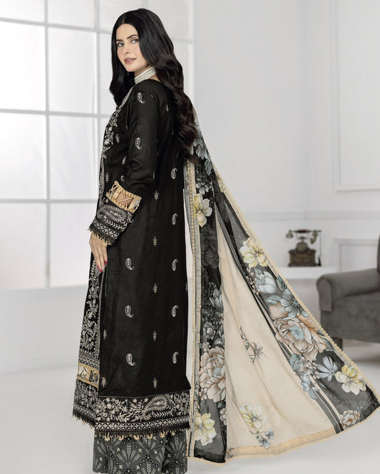 Johra Muswa | Embroidered Lawn | Design 418