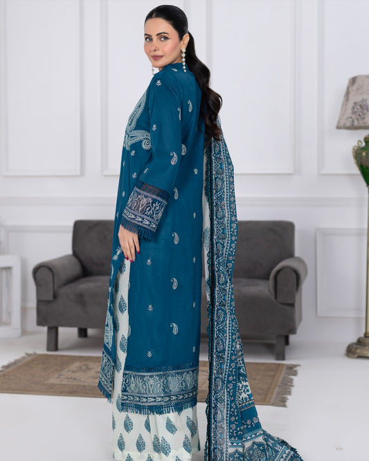 Johra Muswa | Embroidered Lawn | Design 421