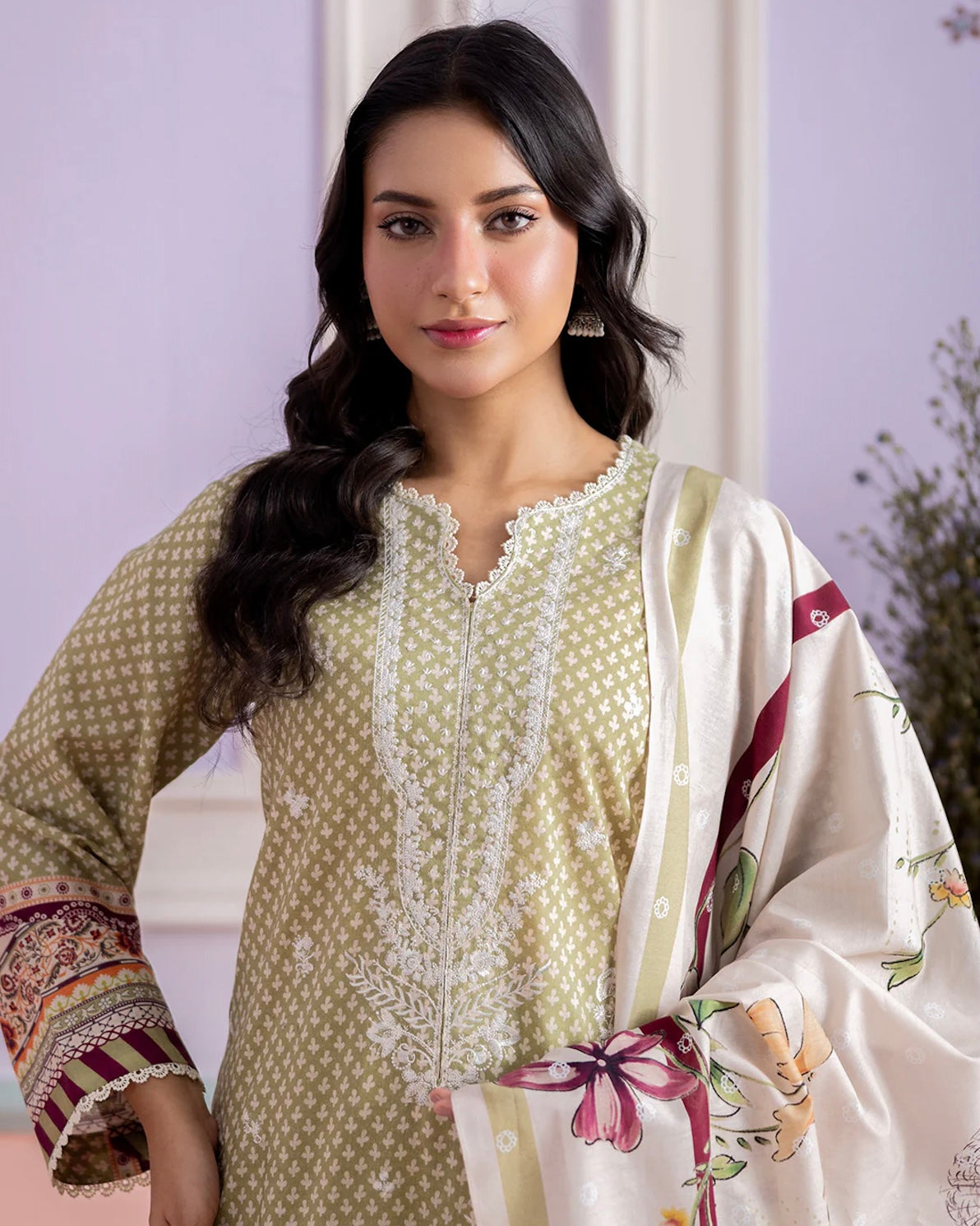 Zellbury | Embroidered Lawn | Design 444