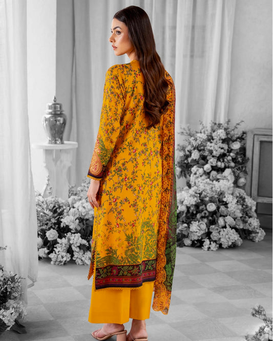 Rang Pasand by GullJee | Design 4 | Embroidered Lawn 3pc