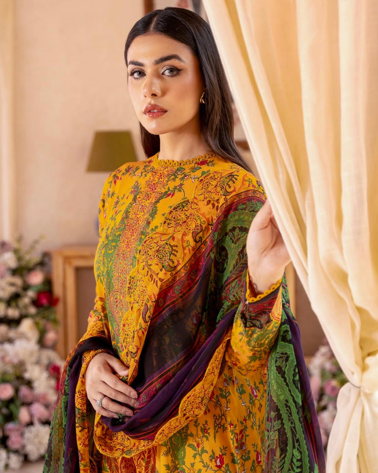 Rang Pasand by GullJee | Design 4 | Embroidered Lawn 3pc