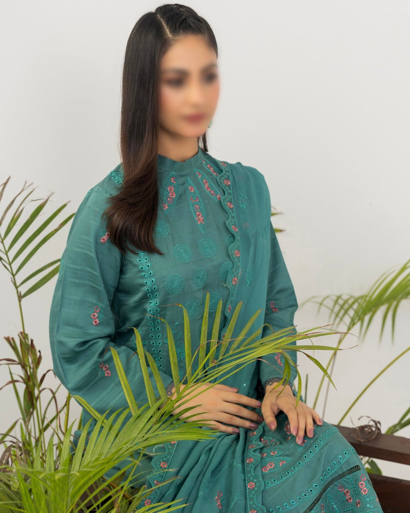 Fantak Mushq | Embroidered Viscose | Design 4