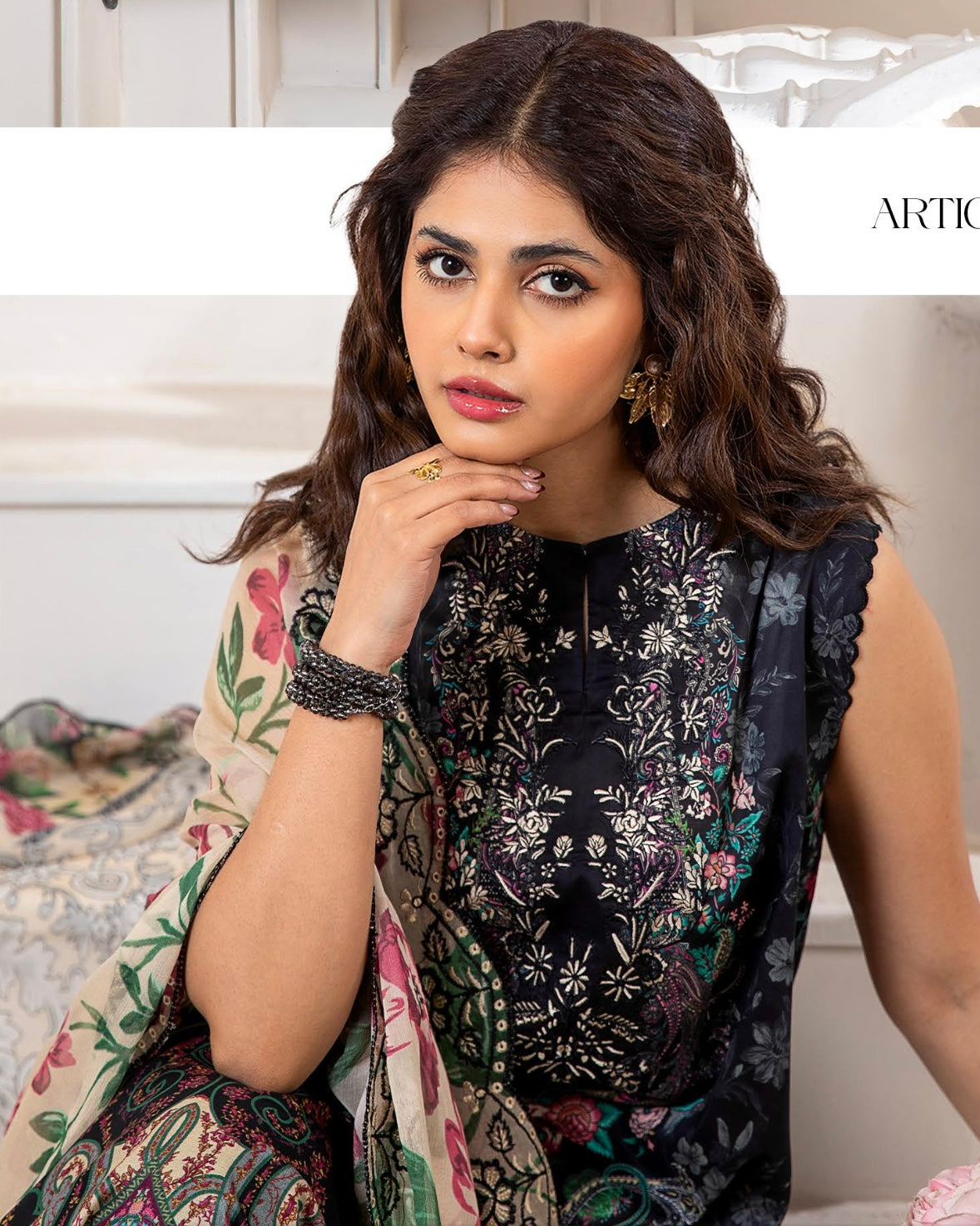 GullJee Morja | Embroidered Lawn | Design 4