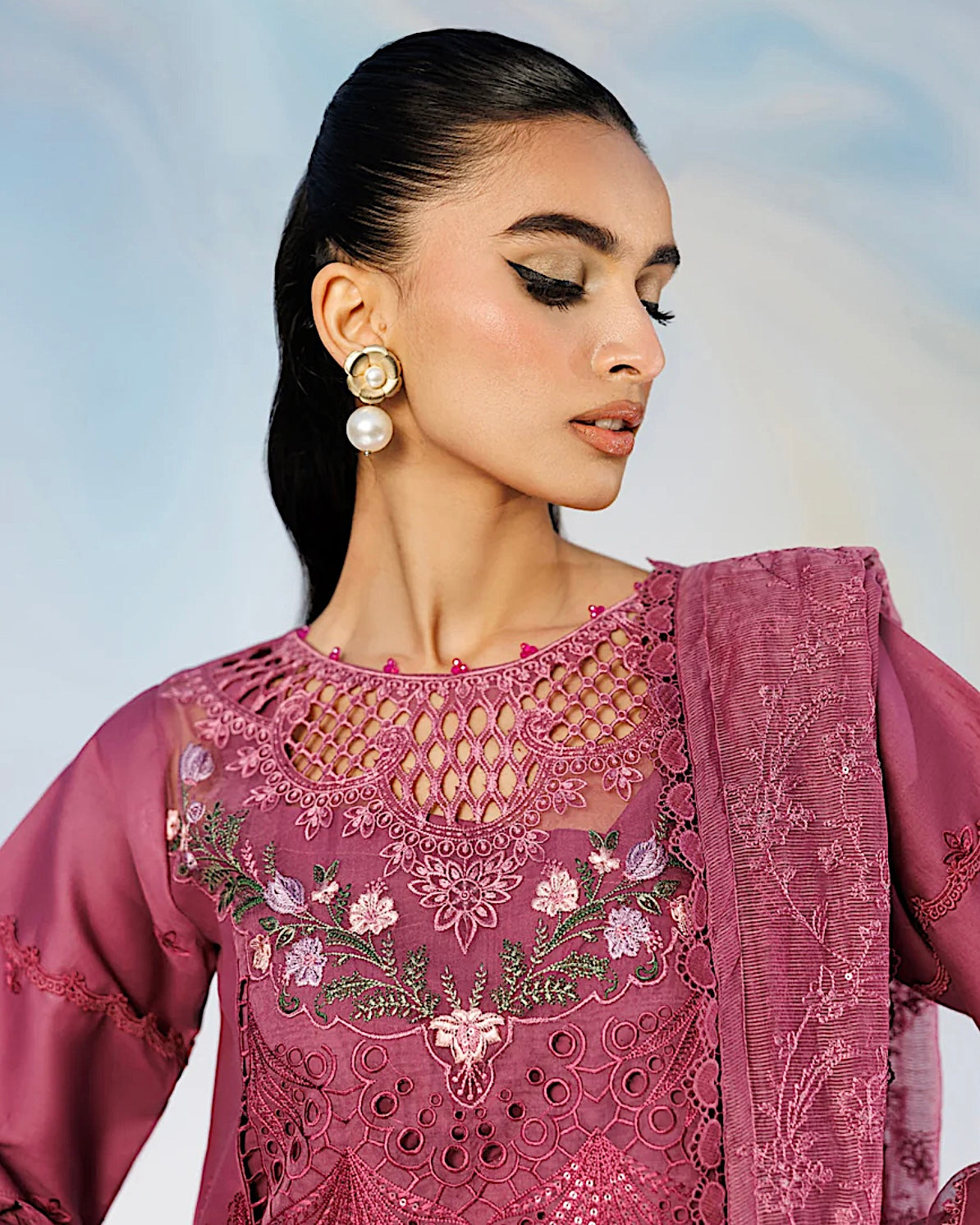 Parishay Shangrila Vol 2 | Embroidered Luxury Lawn | Design 4