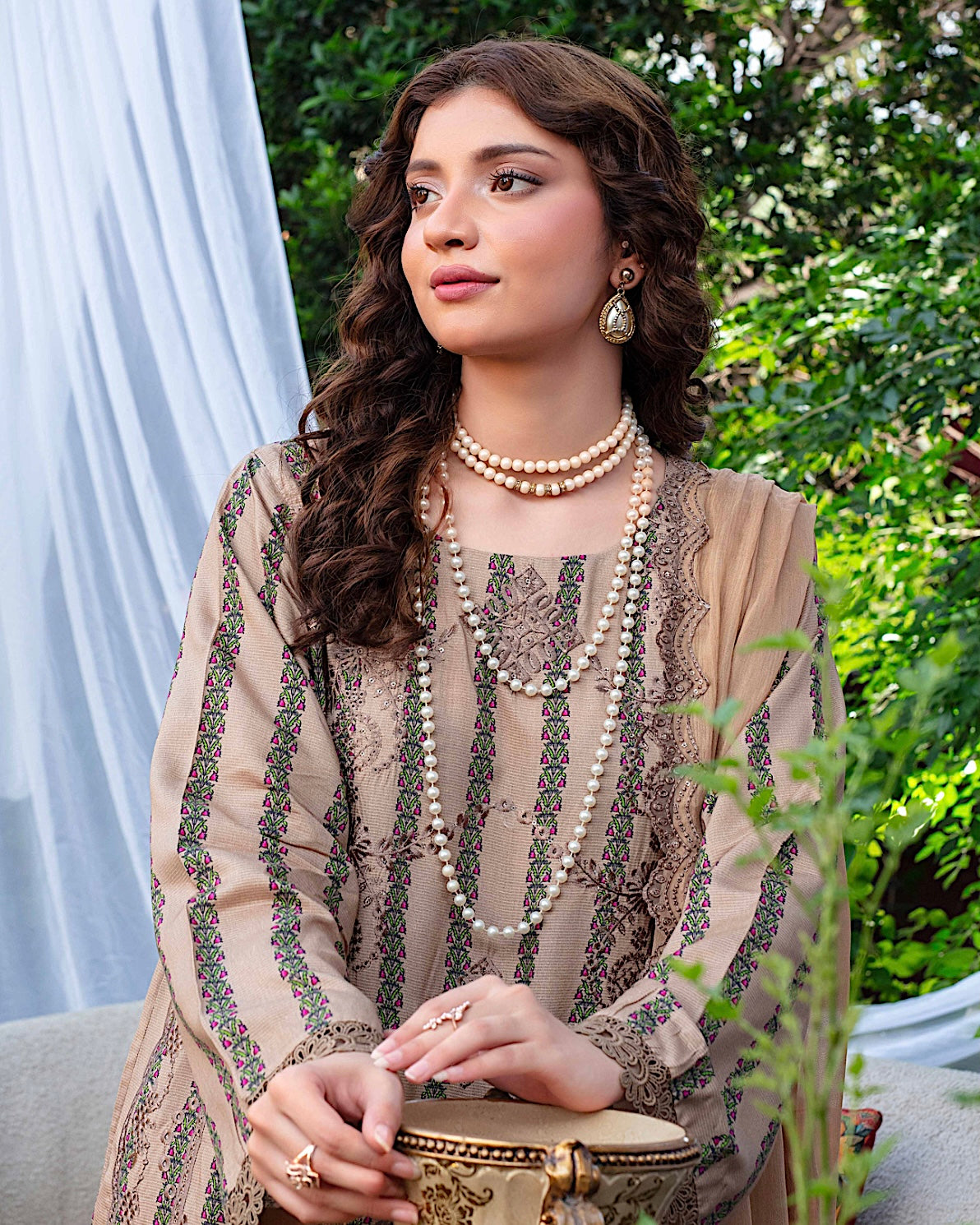 GulleRukh Amal | Embroidered Viscose Pure Dupatta | Design 4