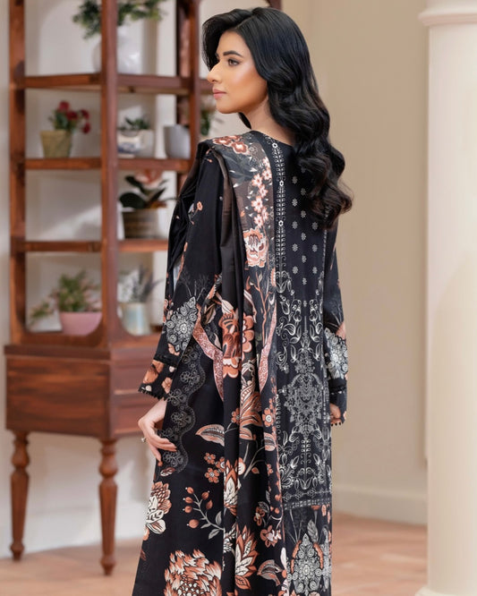 Johra Eira | Embroidered Printed Kotrai | Design 514
