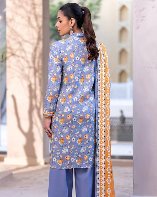 Zellbury | Printed Cotail 3pc | Design 534