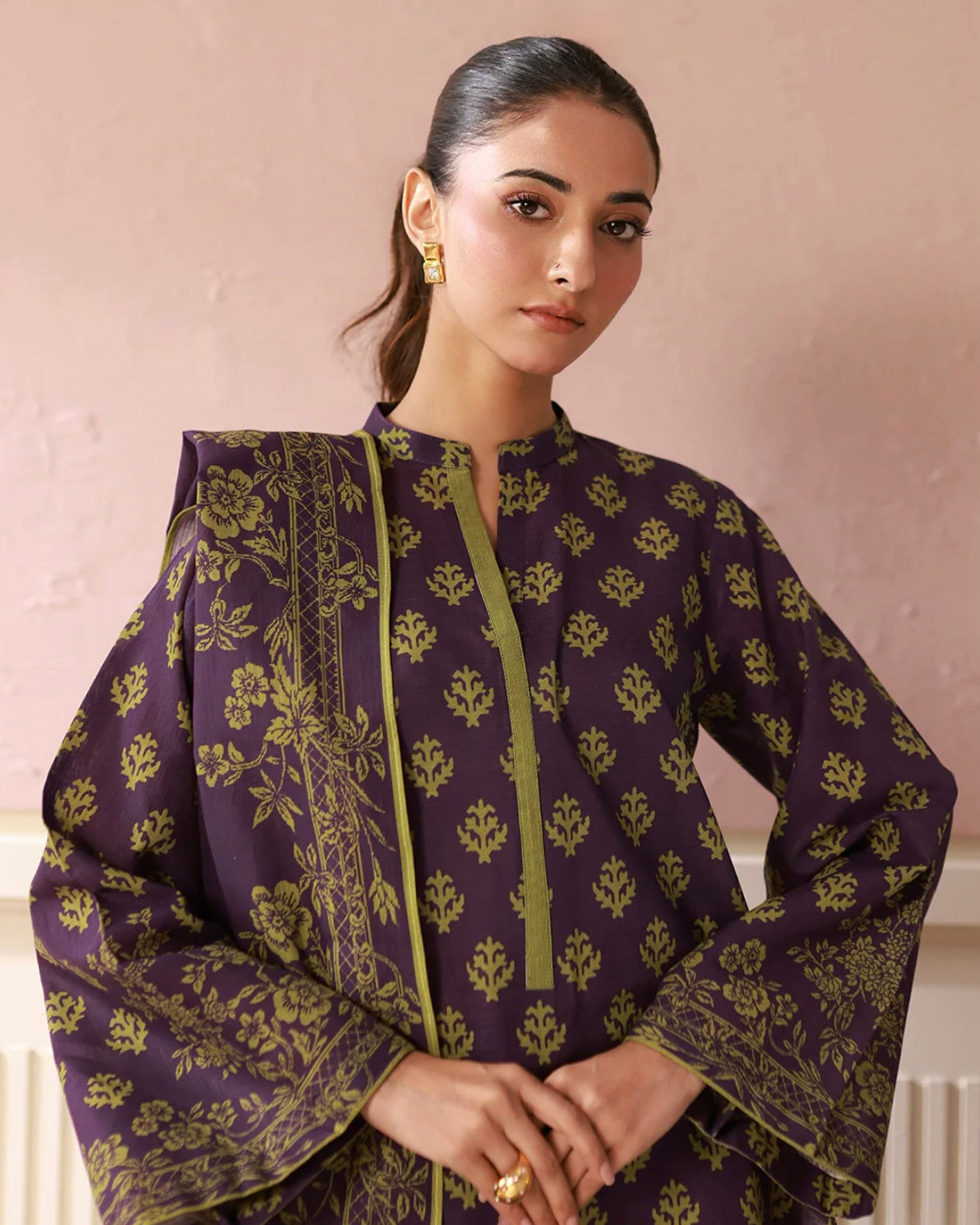 Zellbury | Printed Khaddar 2Pc | Design 549