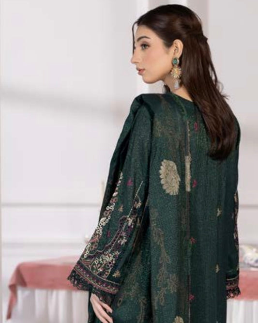 Johra Gulfishan | Zari Peach Leather | Design 557